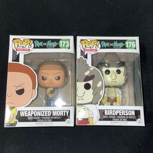 Rick & Morty WEAPONIZED MORTY #173 & BIRDPERSON #176